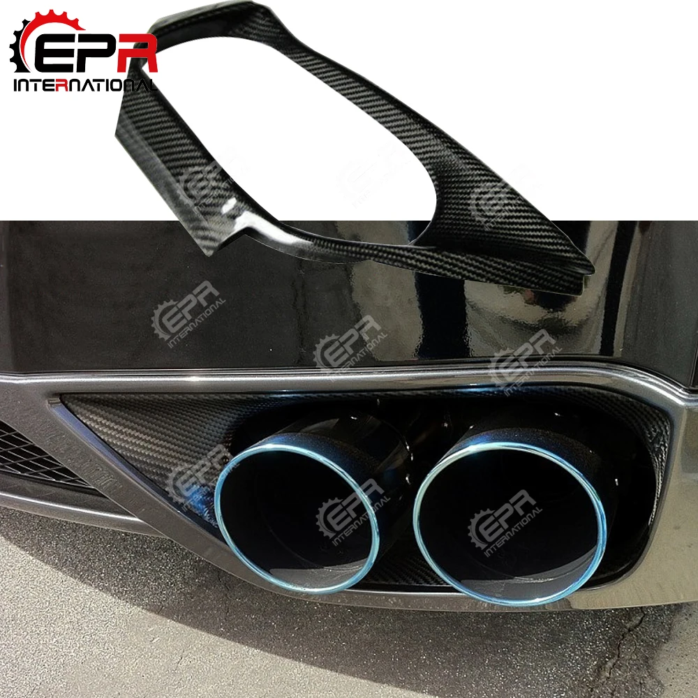 

Car Tuning For Nissan R35 GTR OEM Style Carbon Fiber Exhaust Suround Glossy Finish Heatshield Cover Fibre Drift Racing Body Kit