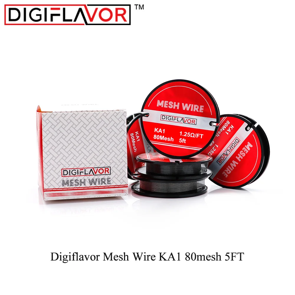Digiflavor сетка KA1 80 5 футов катушки для DIY испаритель аксессуары электронных сигарет |