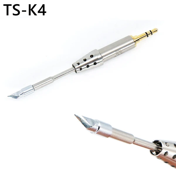 TS-K4 TS B02 D25 K4 TS80 паяльник сменный наконечник паяльная головка без свинца Cramic нагревательный сердечник быстрый нагрев подключаемый - Цвет: TS-K4