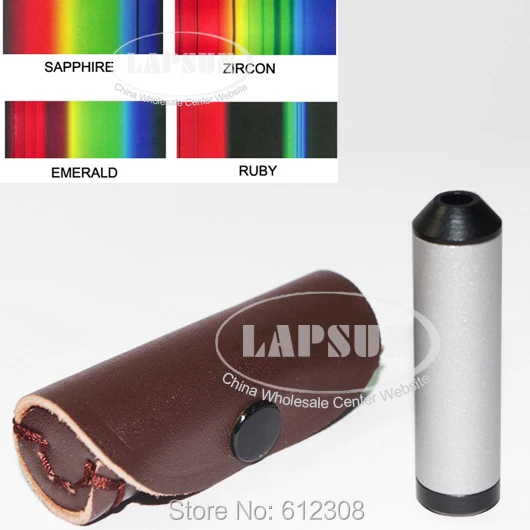 Карманная Дифракционная решетка спектроскоп инструмент для драгоценных камней +