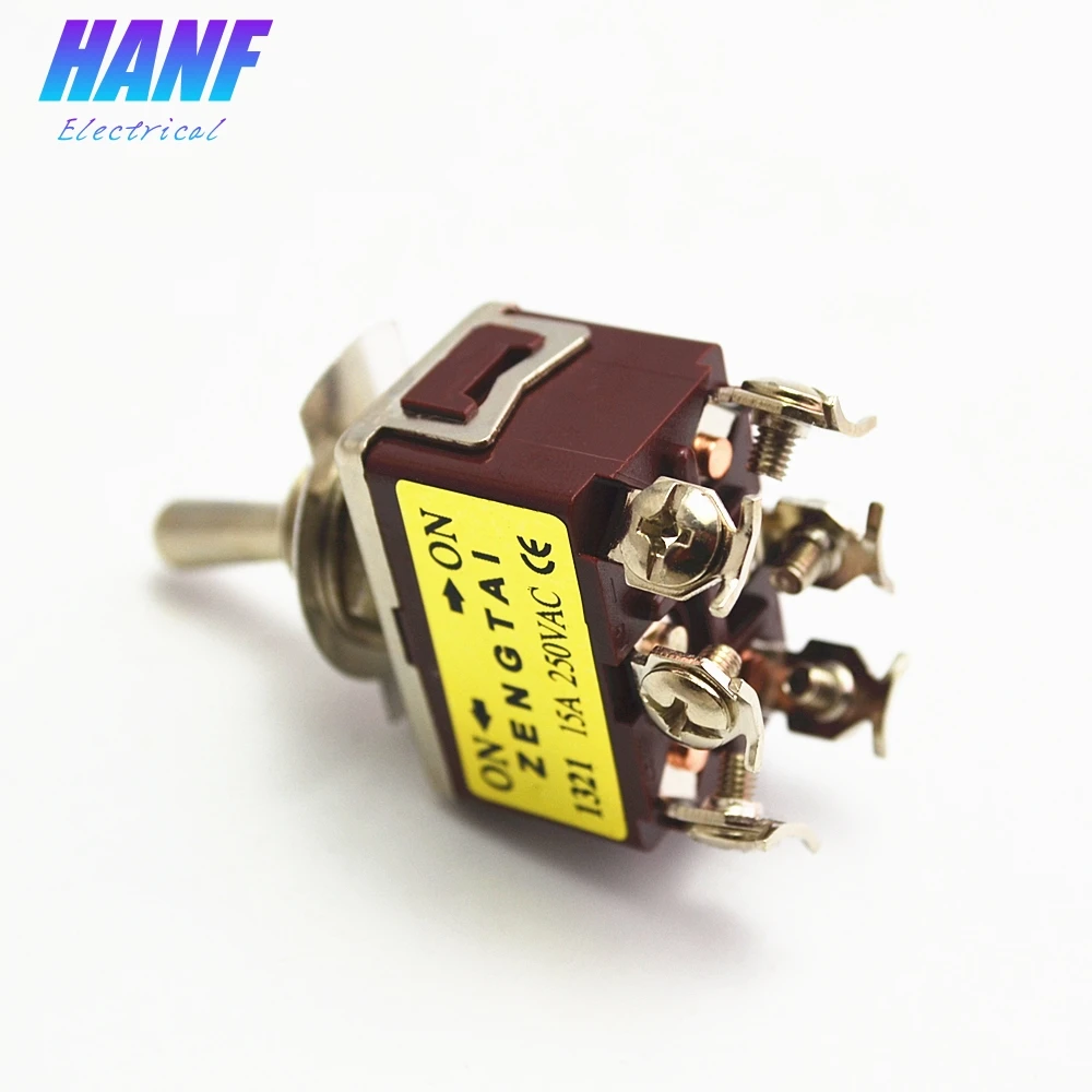 1 шт. 12 мм тогл переключатель 6 Pin ON Rocker DPDT 250V 15A E TEN1321|dpdt rocker switch|dpdt switchdpdt toggle switch |