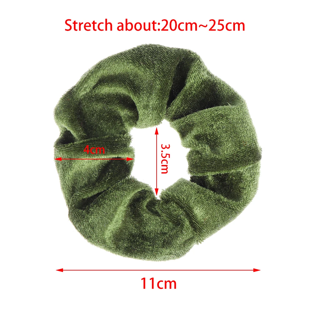 Резинка бархатная для женщин и девушек эластичная заколка хвоста держатель