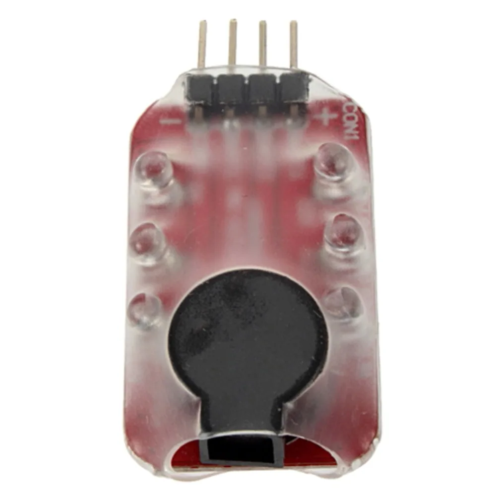 

2pcs 7.4V-11.1V 2S-3S Cell Lipo Battery low voltage Alarm Buzzer Speaker LED indicator Worldwide Hot Selling