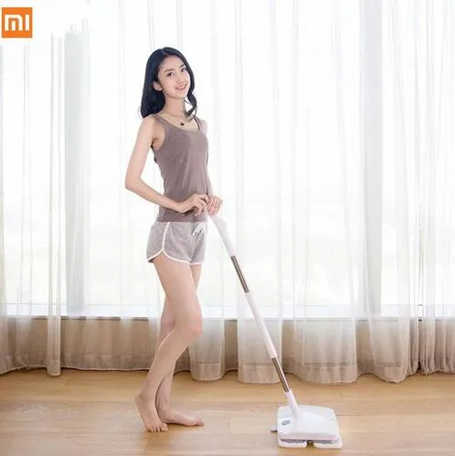 3 года гарантии! Xiaomi SWDK беспроводной ручной Электрический Швабра стеклоочистителя пол шайбы с швабры светильник DC 12 В