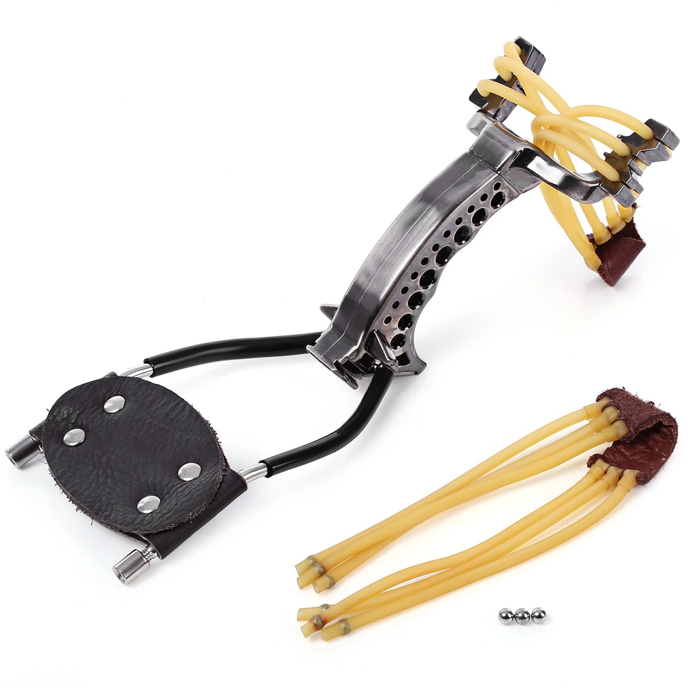 Бесплатная доставка Мощная Рогатка катапульта из нержавеющей стали для охоты на