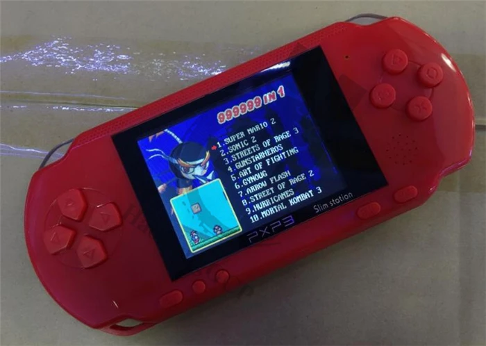 Классическая Ретро игровая консоль 16 бит PXP3 Slim Station портативный игровой плеер с