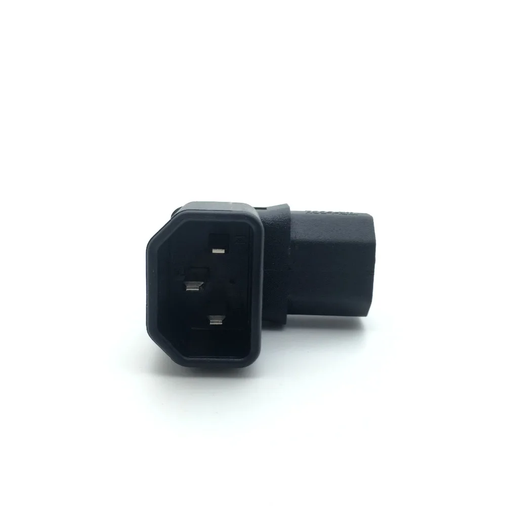 Адаптер под прямым углом IEC UP angle 320 C14 to C13 адаптер для настенного монтажа