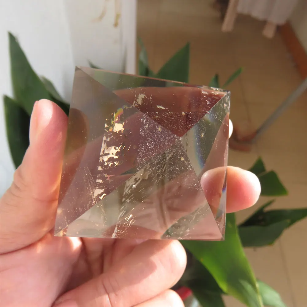

New Rare ! 110~150g 50*50mm & 60*60mm Natural Rock Smoky Quartz Crystal Pyramid Energy Pyramid Reiki Healing Fengshui 2019