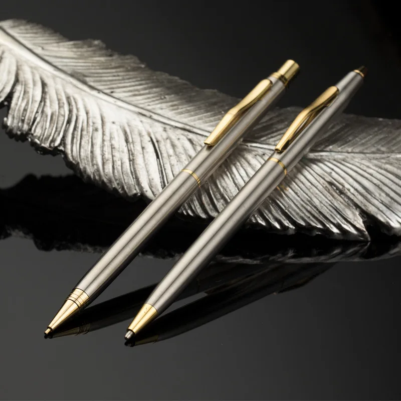 Металлический пресс рекламная подарочная ручка 1 шт. металлический карандаш 0 5 мм