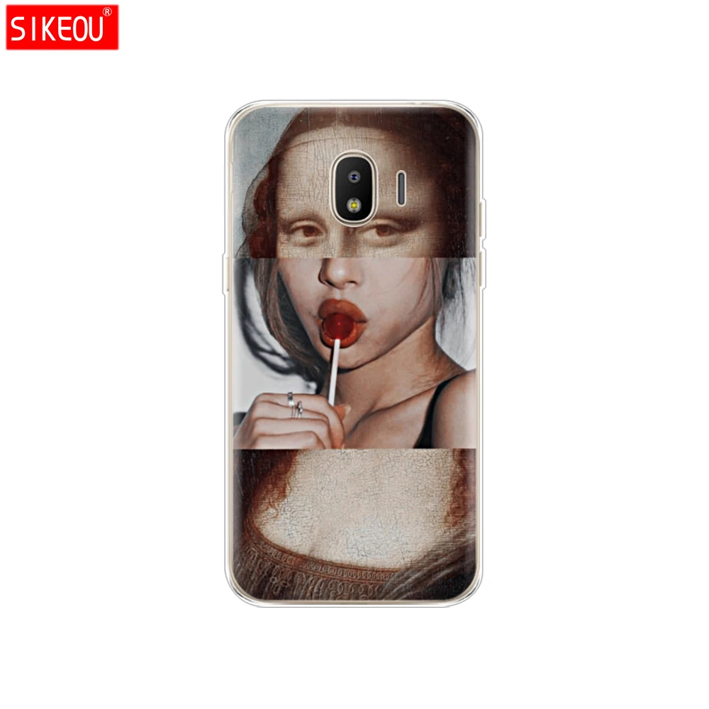 12100 Для samsung J4 Plus чехол мягкий TPU чехол для samsung J4 Plus J4 Prime sm j415 силиконовый samsung Galaxy J4 EU J400F J400 - Цвет: 12100