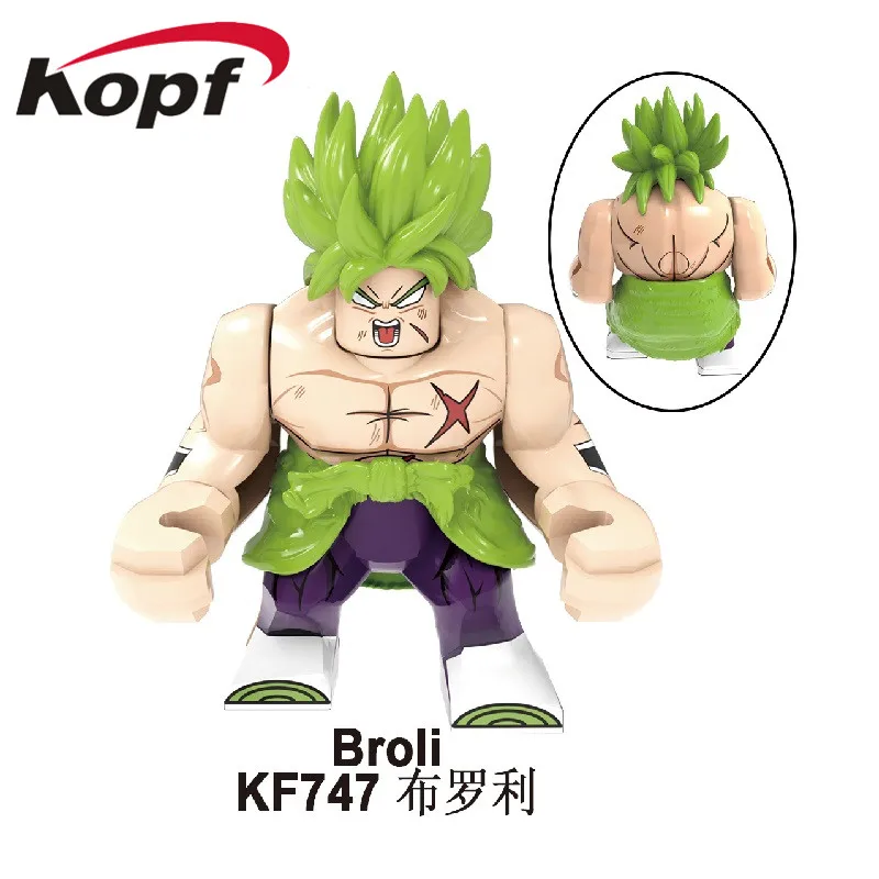 KF6073 Одиночная строительные блоки большие фигурки модель Dragon Ball Broli Gogeta сын Goku vegeta Vegetto Mira игрушки для детей