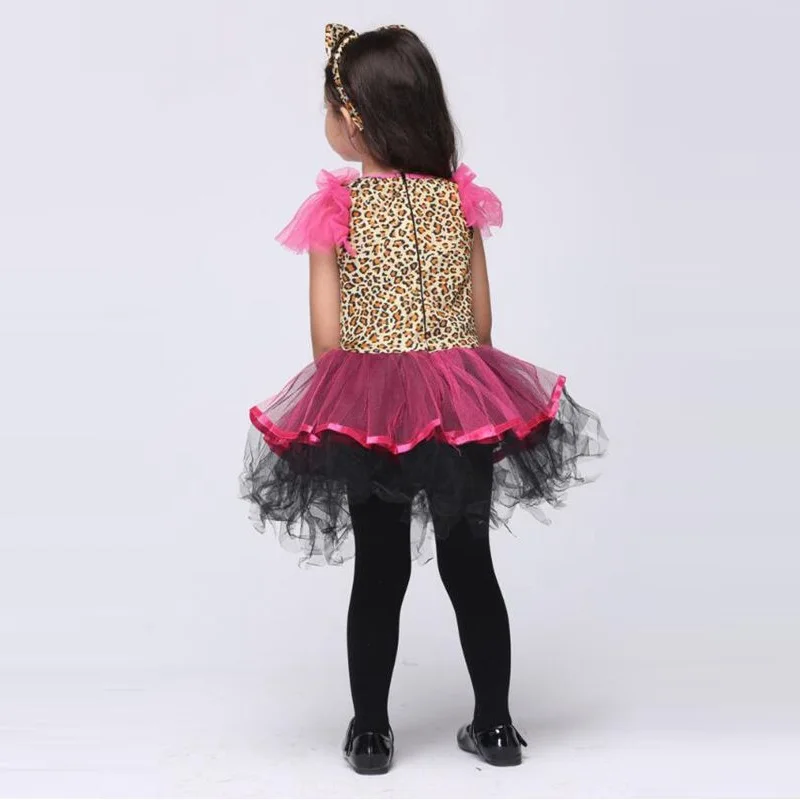 Балетная юбка для девочек Платья Костюм на Хэллоуин детей Детская одежда