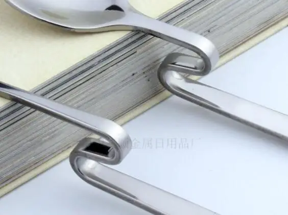 Кухонная ложка из нержавеющей стали зернистая для кофе перемешивания зеленая