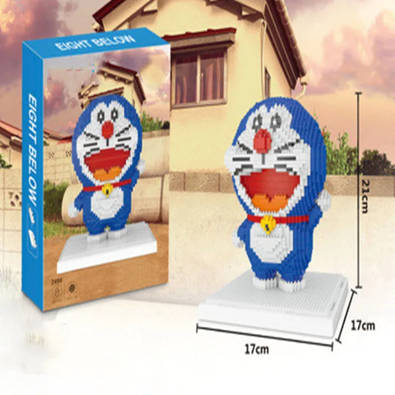 Aosst doraemon Супер Марио Соник валлио Луиджи животное здание Мини DIY алмаз нано блок