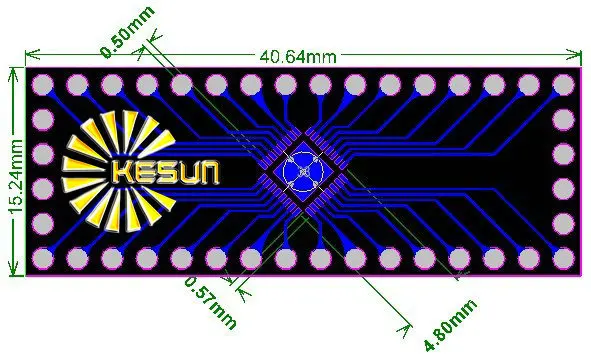 Адаптер питания QFN32 QFN40 10 шт.|pcb coating|pcb partspcb copy |
