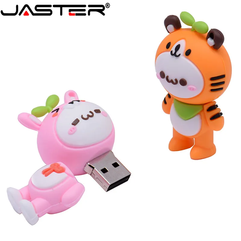 JASTER USB 2,0 новая мультяшная длинная трава серия Yan Tuanzi U диск 4 ГБ 8 ГБ 16 ГБ 32 ГБ 64 Гб животный Начинающий флеш-накопитель флешка