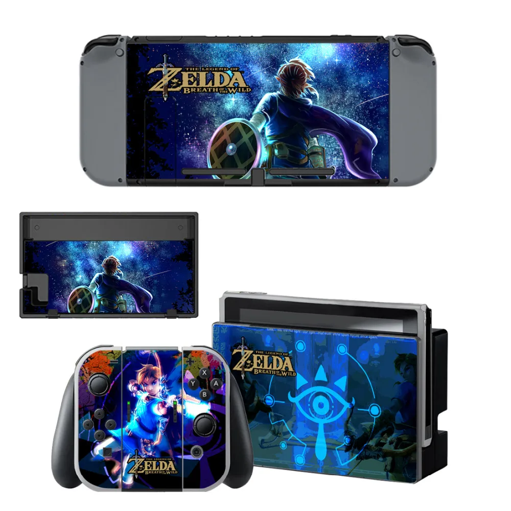 Наклейка из кожи The Legend of Zeld наклейка для консоли Nintendo Switch и контроллера NS