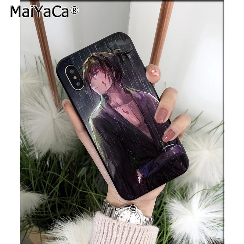 MaiYaCa Noragami yato аниме Силиконовый ТПУ мягкий черный чехол для телефона Apple iPhone 8 7 6 6S