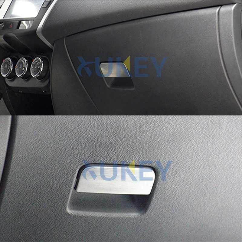 Чехол для внутренней перчатки Mitsubishi ASX Outlander Sport RVR 2011 2012 2013 2014 2015 хромированный