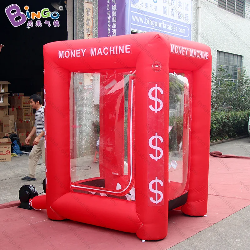 Factory direct sale 1.7X1.5X2.2 M inflatable cash grab machine cubic money booth catch game toy | Игрушки и хобби