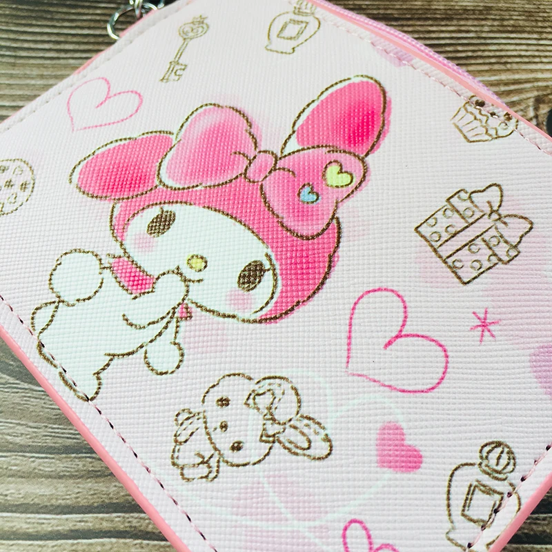 IVYYE My Melody аниме плюшевые кошельки мини чучела куклы карты монета мультфильм Plushbags на молнии Держатель наличные Кредитные ID Деньги Кошелек