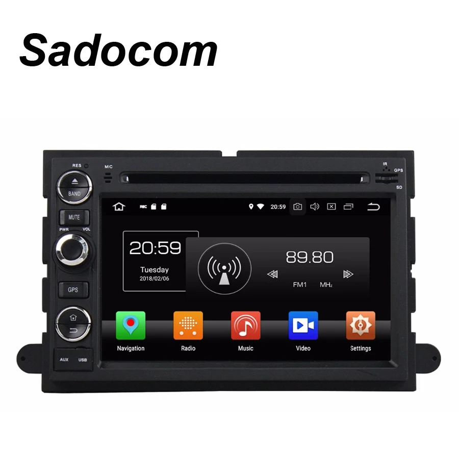 Android 8 0 для Ford Fusion Explorer Edge разгрузка 2006 2009 Восьмиядерный 4G RAM автомобильный DVD плеер