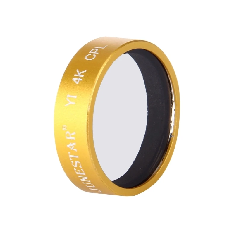 Gold CPL УФ-фильтр для Xiaomi Yi 2 II Xiaoyi Спортивная экшн-камера защита объектива CPL фильтр для Xiaomi YI 4K Аксессуары для экшн-камеры - Цвет: Gold