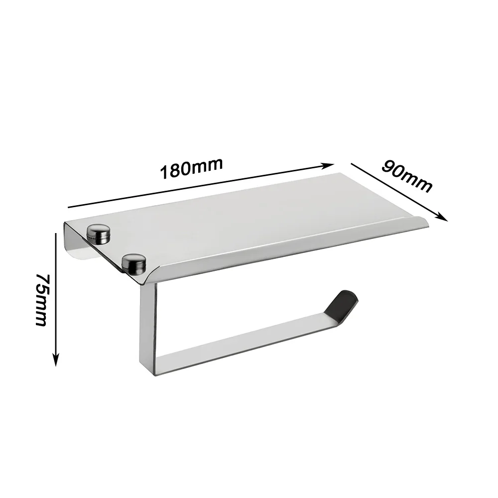 Вешалка для полотенец из нержавеющей стали с полкой|rack holder|stainless steel holderbathroom storage