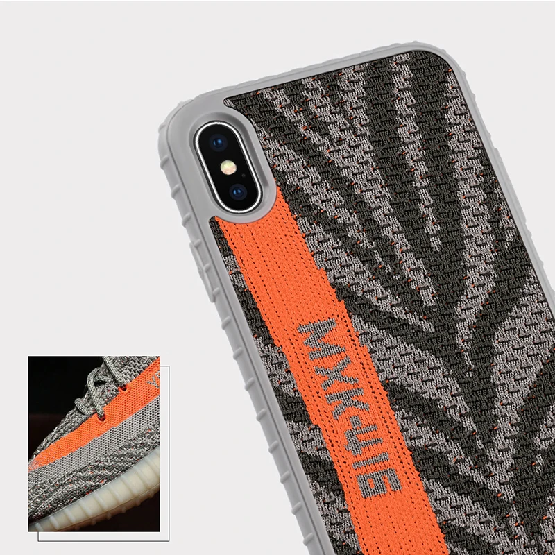 Модный вязаный вамп чехол для iphone xr x xs max Противоударный задняя крышка 350 V2