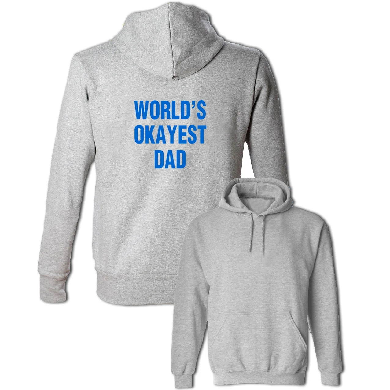 Толстовка с надписью World's OKAYEST для мужчин и женщин свитшот мальчиков девочек