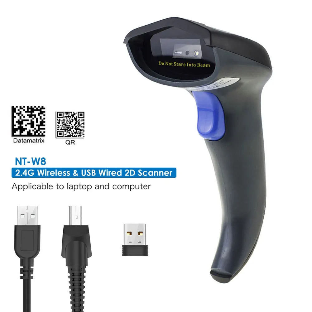 NETUM W6 беспроводной CCD сканер штрих-кода с подставкой и W8-X Bluetooth 2D считыватель штрих-кода QR матрица данных PDF417 IOS Android Windows