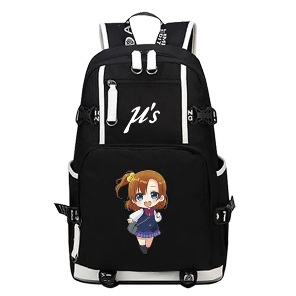 10 Мультяшный женский рюкзак LoveLive, Kawaii Back Pack, Minami Kotori, холщовые школьные сумки, Mochila Feminina, рюкзак для ноутбука, большая сумка для книг - Цвет: 10