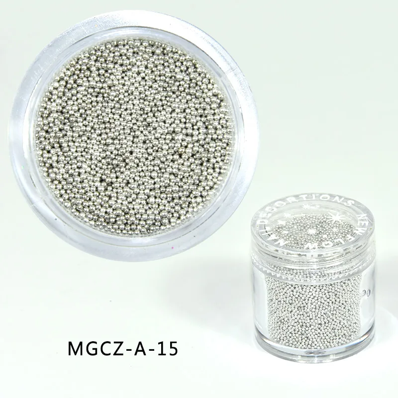 

1Box Micro AB Caviar Beads Nail Art 3D Decorations Colorful Mini Glass Bubble Manicure Nail Decoration UV Gel Polish MAFANAILS