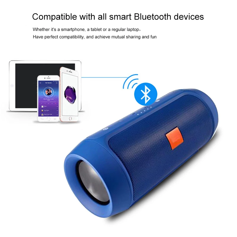 Портативный динамик 10 Вт Водонепроницаемый Bluetooth бас Саундбар сабвуфер с fm-радио