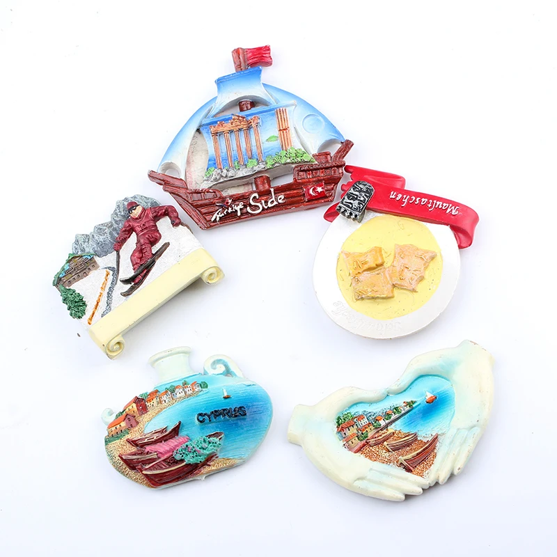 Ручной работы смолы магнит на холодильник украшение дома ремесло сувенирная