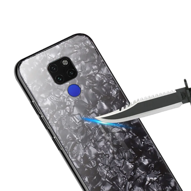 Подходит для жемчужного стеклянного мраморного чехла на задней крышке huawei mate 20 Pro
