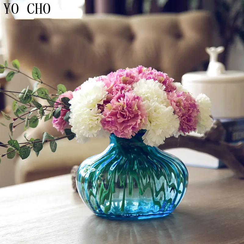 Цветы гвоздики 1 букет 6 головок Гвоздика искусственный цветок для свадьбы дома и