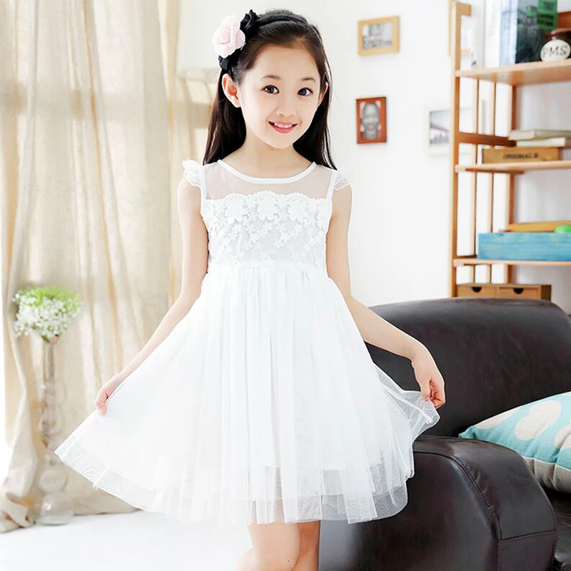 Летнее праздничное платье для девочек детская одежда принцессы с юбкой-пачкой
