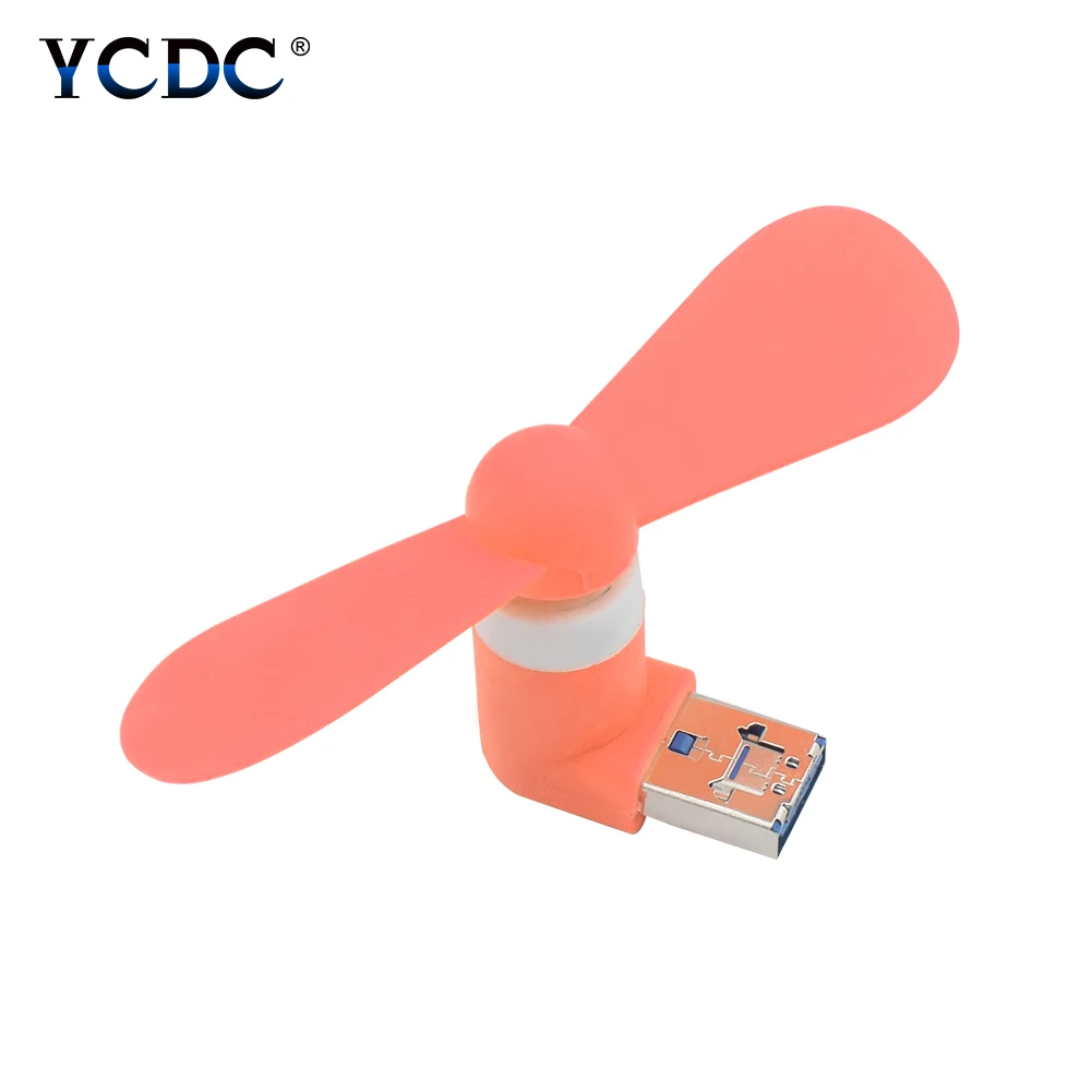YCDC 2-в-1 мини-usb вентилятор комбо USB кабель+ кабель Micro USB гаджет-генераторная установка сильный ветер вентилятор для samsung Xiaomi huawei htc otg-эндоскоп для смартфонов