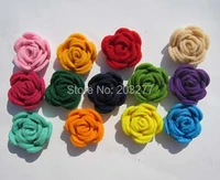 free shipping50pcslot 3cm new felt flowers men stick pin flowers can order mixed color