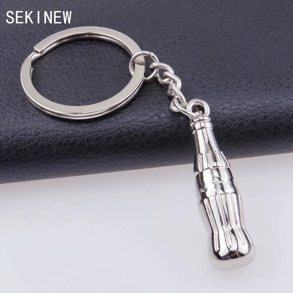 Брелок для ключей в виде бутылки колы SEKINEW из цинкового сплава металлический