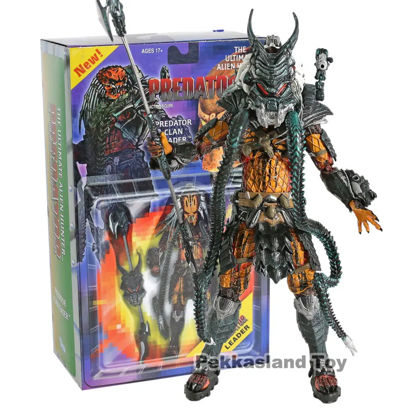 NECA Predator Clan Leader Alien Hunter 7 дюймов экшн фигурка Ultimate Deluxe Коллекционная модель