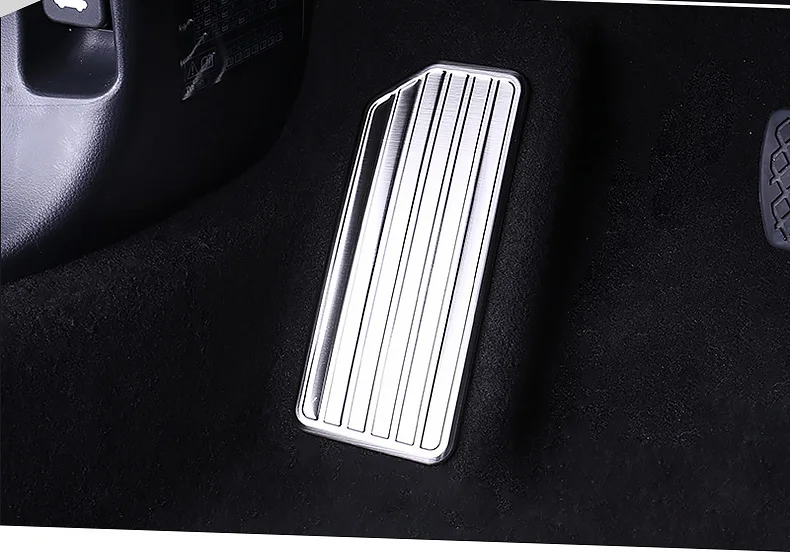 Stainless Steel Car Left Foot Rest Pedal Plate Cover Non-Slip Pad Protection Trim Sticker For Honda Accord 10th Accessories