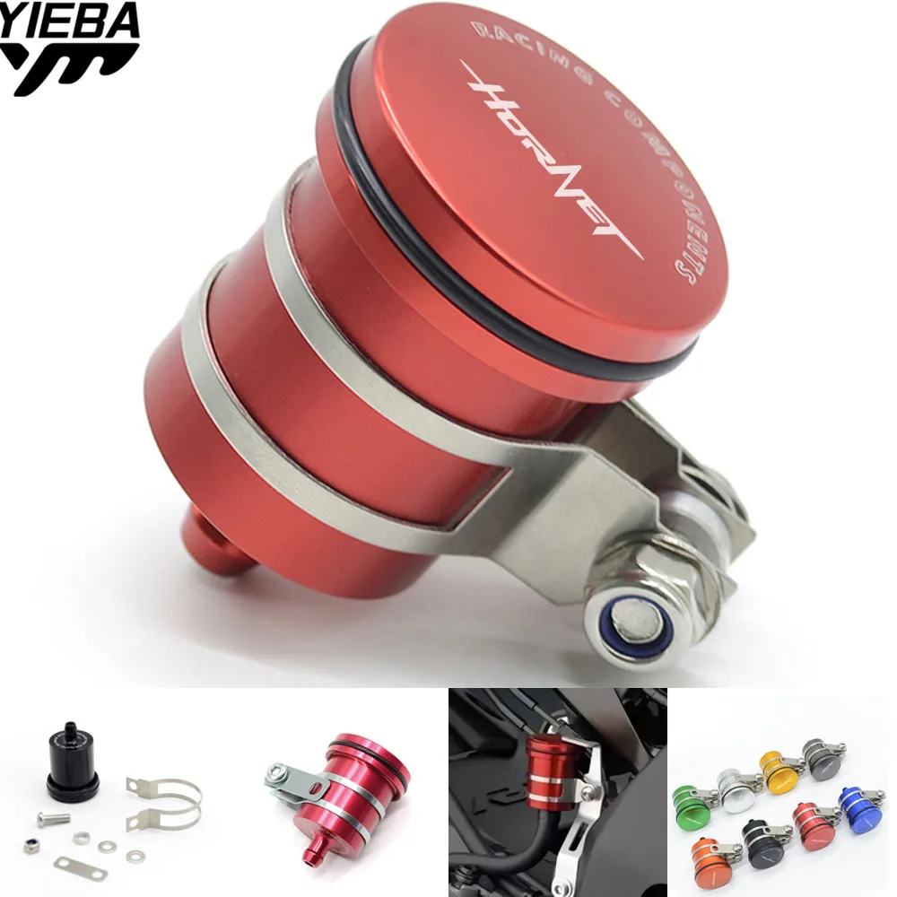 

Motorcycle Fluid Reservoir Billet Rear tank Oil Cup FOR HONDA hoRnet 250 2001 CB599/CB600 HORNET 98-06 CB900F Hornet CB919