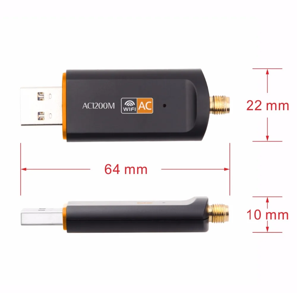 802.11AC 1200 Мбит/с двухдиапазонный беспроводной адаптер 2 4 ГГц 5 USB 3 0 wifi usb сетевая