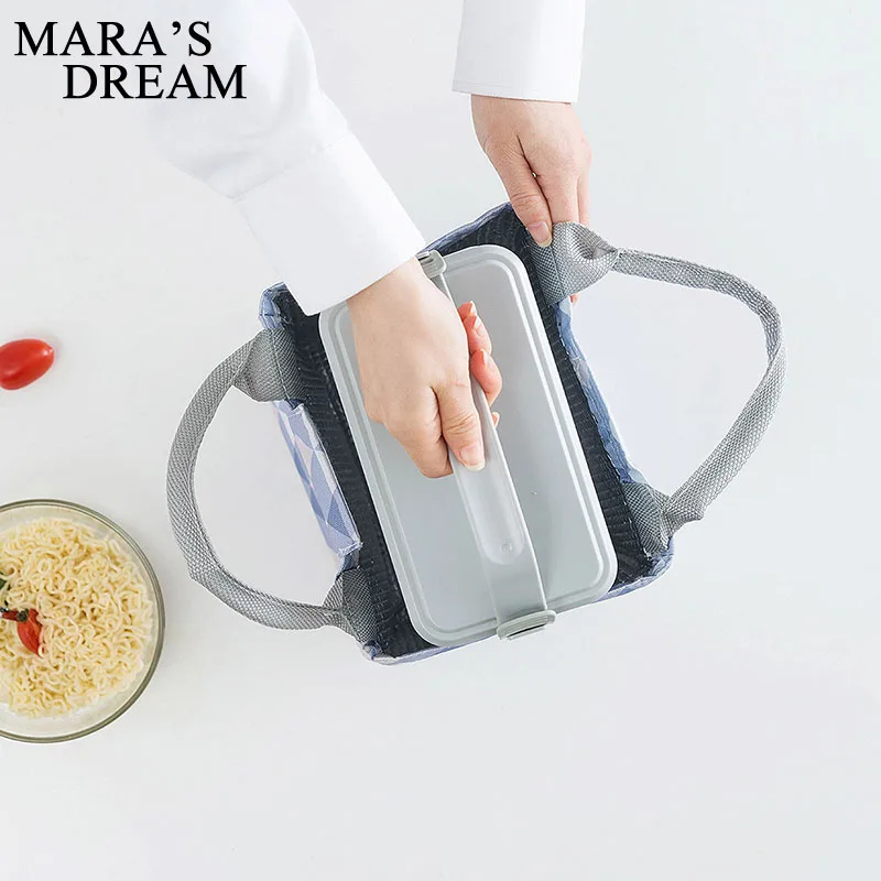 

Mara's Dream Women Lunch bag fashion cartoon printing high quality Women bag Insulation Thicken Multifunction Women storage bag