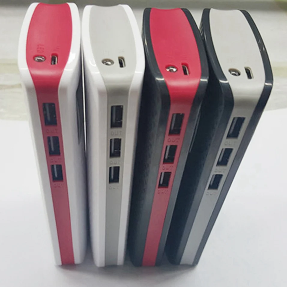 Без батареи) 10000 мАч 18650 Внешний аккумулятор чехол с двойным USB DIY Box Мобильный Внешний аккумулятор портативное зарядное устройство для телефона Xiaomi Pover power Bank