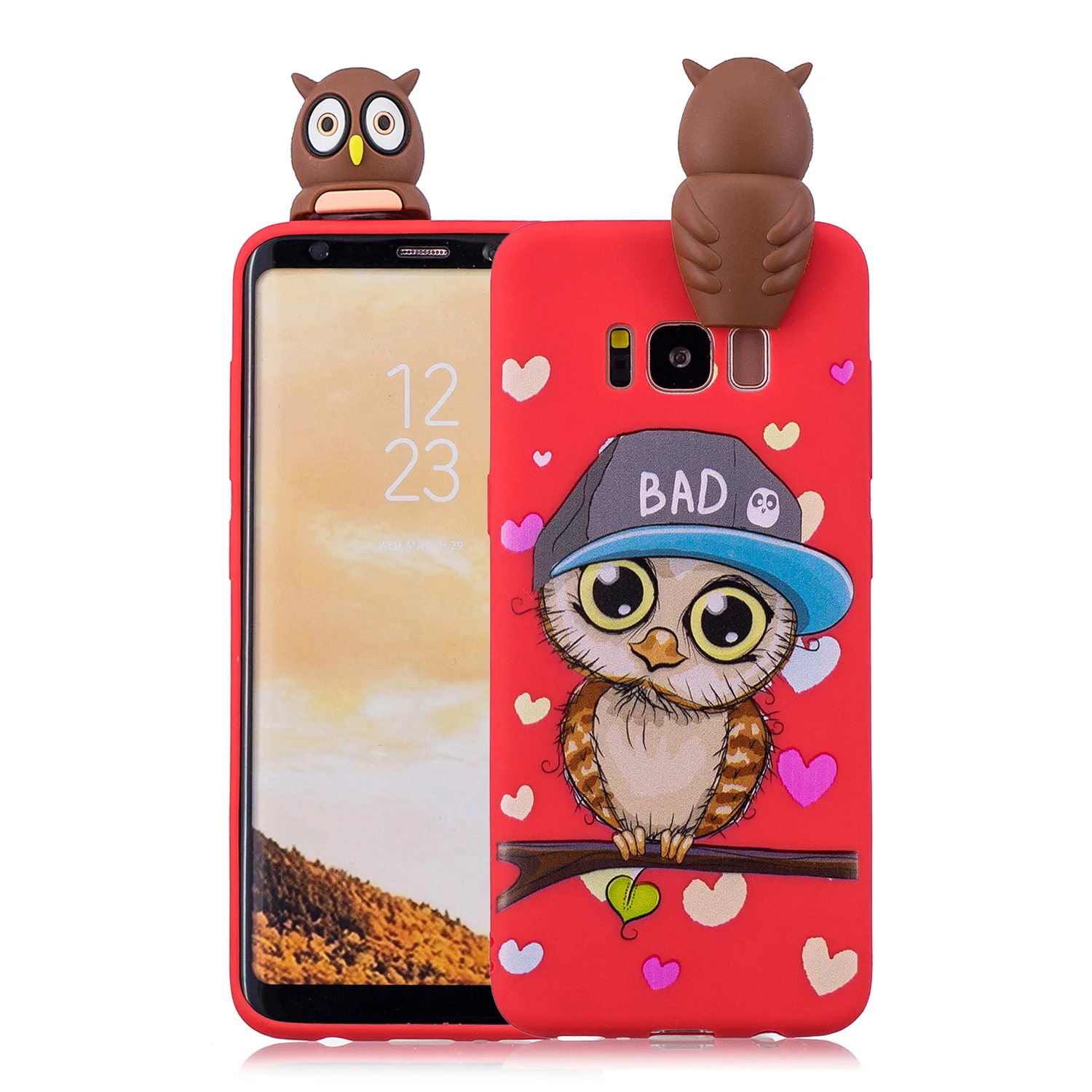 VRLucky милый мультфильм куклы Мягкие TPU чехол для телефона samsung S9 S8 плюс S7 S6 края