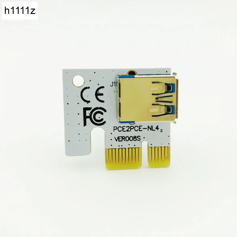 Переходник PCI 1X e X1 Riser 90 градусов переходник карта USB для 006 006C 007S 008S|Компьютерные