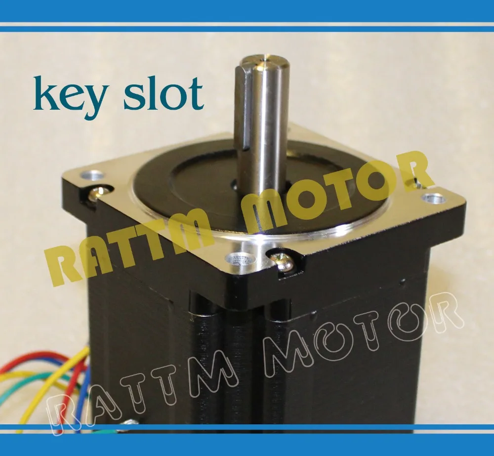 4 осевой шаговый двигатель Nema34 (двойной вал) 1230oz in/5.0A /116mm & Driver 6A/80V 256 Microstep источник